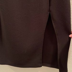 Black Dress with Slit